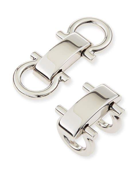 salvatore ferragamo gancini cufflinks